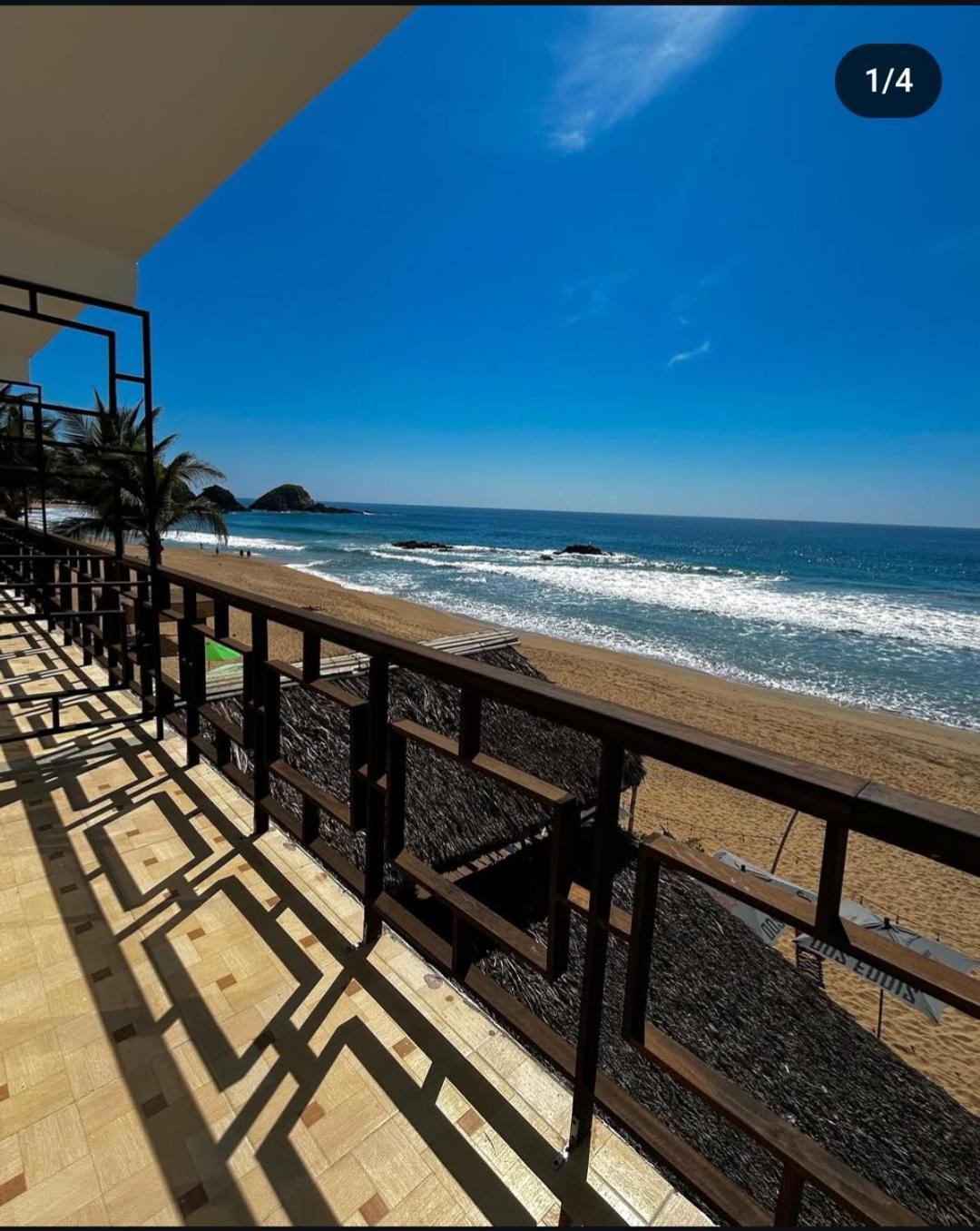 Hotel Neptuno Zipolite Bagian luar foto