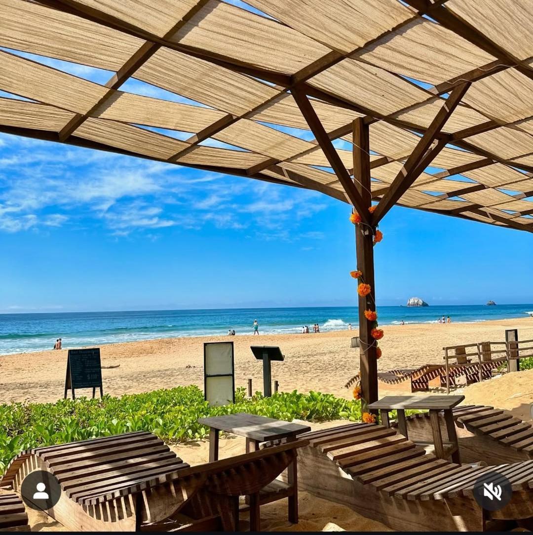 Hotel Neptuno Zipolite Bagian luar foto