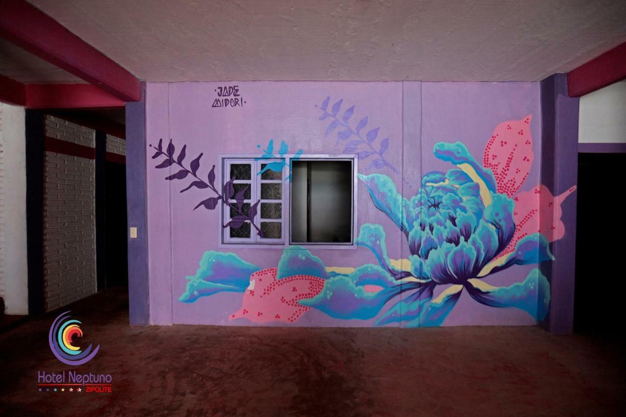 Hotel Neptuno Zipolite Bagian luar foto
